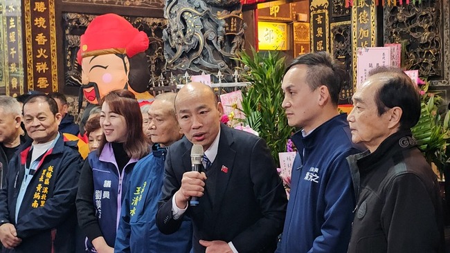 韓國瑜新北拜廟  籲一起努力打拚看到台灣強大 | 華視新聞