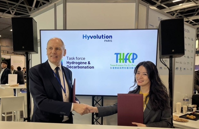 台灣與法國簽氫能MOU
