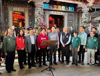 嘉義地震 賴總統竹縣參拜盼天佑台灣無災無難