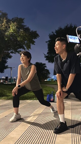 黃珊珊重訓擺脫弱雞 盼搭時光機告誡年輕珊珊多運動