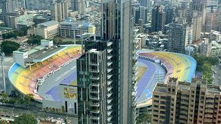 新北板橋田徑場整修換裝薰衣草紫 3日開放使用