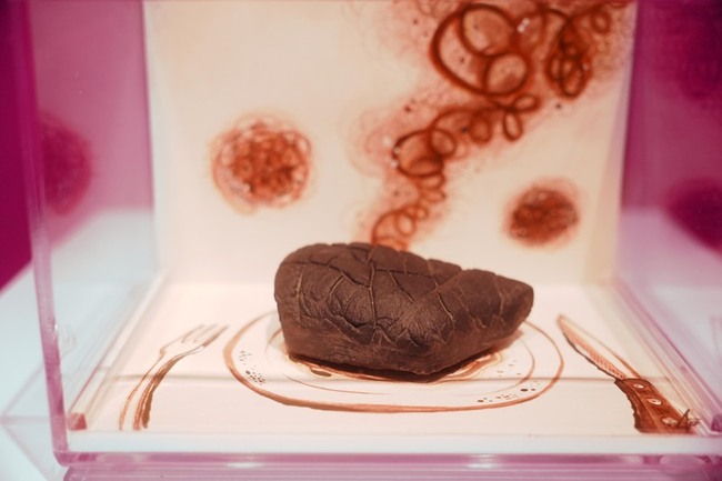 賞石結合插畫展巧思 古玩石頭變身牛排、東坡肉 | 華視新聞