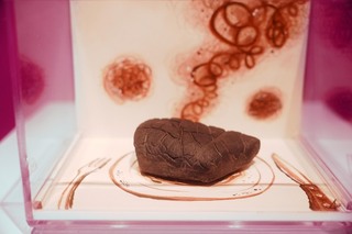 賞石結合插畫展巧思 古玩石頭變身牛排、東坡肉