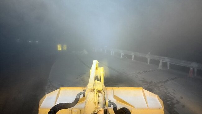 路面結冰積雪  台14甲線昆陽至松雪樓限掛雪鏈通行 | 華視新聞