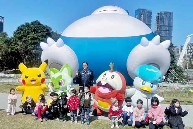台灣燈會寶可夢小提燈亮相  卡比獸充氣偶吸睛 | 華視新聞