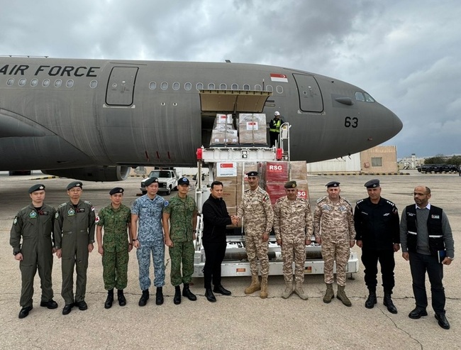 新加坡運送人道救援物資至加薩 探尋部署醫療團隊 | 華視新聞