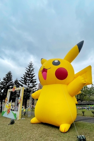 強風影響台灣燈會  卡比獸與進擊的巨人暫停展出