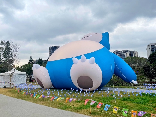 瞬間風勢減弱  台灣燈會卡比獸燈組恢復展出 | 華視新聞