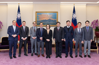 蕭副總統接見美智庫訪團 盼攜手合作強化社會韌性