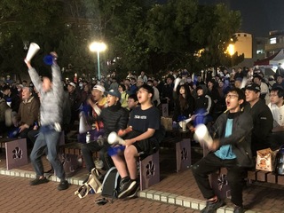 WBC資格賽台灣隊首戰西班牙 場外直播球迷熱血加油