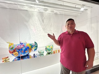 雕塑藝術個展中市開幕  洪易盼成為台灣草間彌生