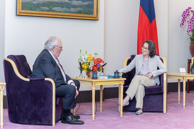 蕭副總統見傳統基金會創辦人 盼台美在AI產業合作 | 華視新聞