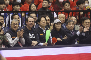 賴總統出席HBL男子組冠軍賽 以行動支持體育