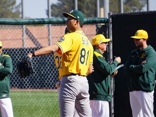 沙子宸回台特訓提升球威 運動家投手統籌教練看見