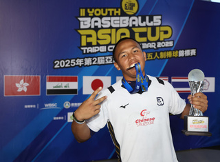 U18亞洲盃5人制棒球鐘家樂奪MVP 不後悔每個選擇