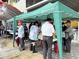 民進黨宣講台中首發場  罷免團體擺攤衝刺連署