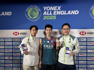 全英羽球賽李佳豪鍍銀  球王盛讚：應該是我要輸