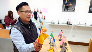 黃昭智捏麵人創新材質塑身不壞 兒時純真記憶恆留存