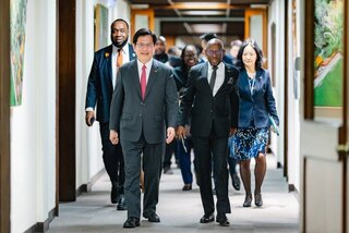 林佳龍款宴聖克里斯多福外長 盼落實榮邦計畫創福祉