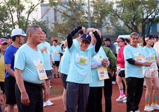 瑞穗柚花追香路跑 副總統：我不是第一次參加