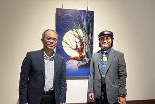 王瑋名藝術展港區藝術中心展出 水墨躍進數位