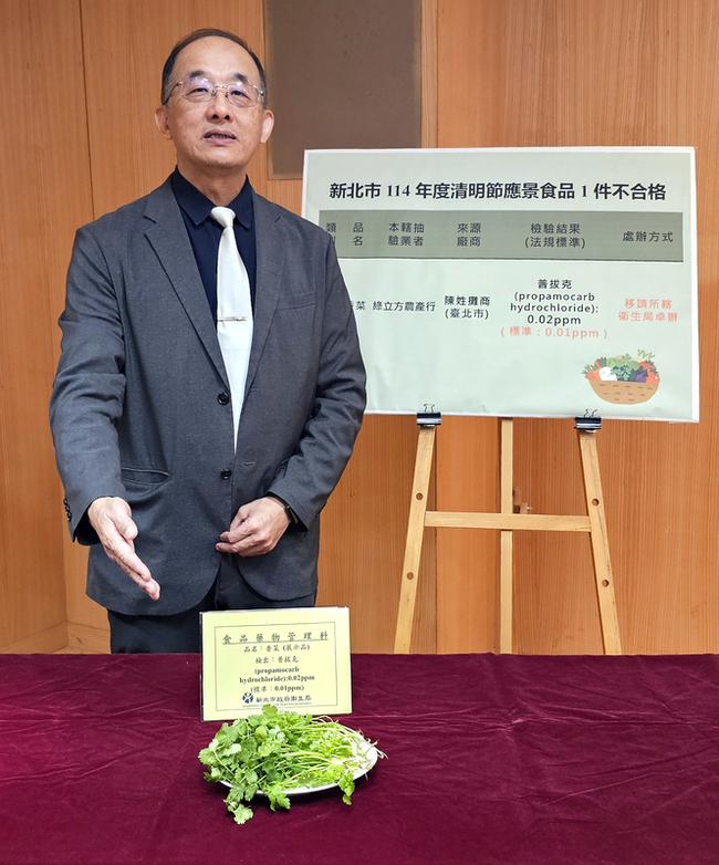 新北清明食品查驗  香菜檢出農藥殘留超標 | 華視新聞