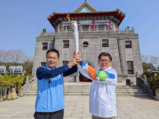 全中運聖火抵達金門 74名選手、教練將赴台南參賽 | 華視新聞