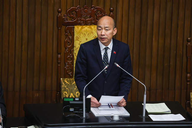 立院總質詢卓榮泰未率官員列席 韓國瑜：深表遺憾 | 華視新聞