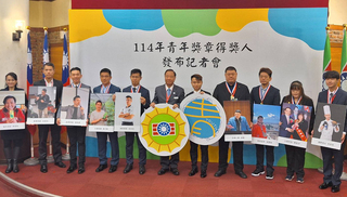 青年獎章  拳后林郁婷、甜點國手李哲瑋10人獲選