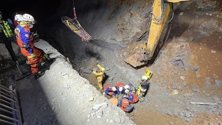 苗縣龍騰斷橋道路工程坍塌  1工人遭活埋尋獲死亡