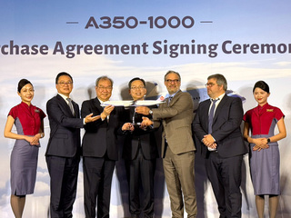 華航與空巴簽10架A350-1000 2029年起投入長程線