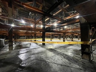 楠梓產業園區工地黏劑燃燒冒黑煙 火勢撲滅無傷亡