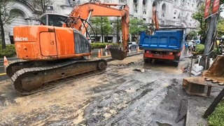 基隆麥金路自來水管線破管搶修 4.3萬戶受影響