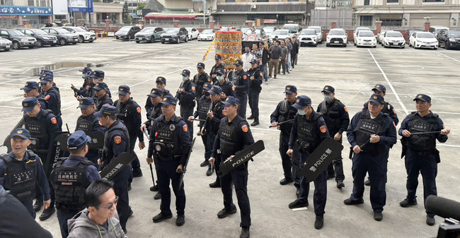 大甲媽祖遶境 彰縣警局成立機動應變隊強化維安 | 華視新聞