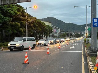 清明連假首日 蘇花路廊湧現南下車流