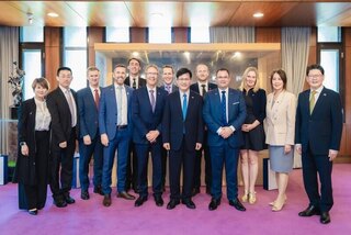 紐西蘭跨黨派議員團午宴 林佳龍：共促區域安全繁榮