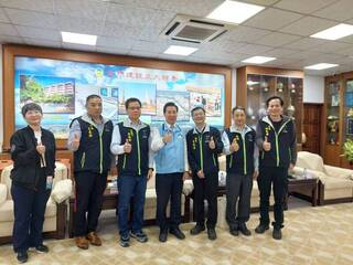 台電塔山電廠拜會金門縣府 預計投入50億建新機組