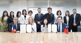 奧運出借場館結緣 法國勒瓦盧瓦市與台簽教育協議