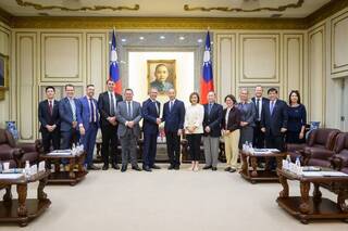 接見紐西蘭跨黨派議員團 韓國瑜盼持續深化友好關係