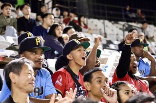 帛琉棒球隊來台移地訓練  大巨蛋看球很興奮