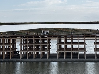 世博大屋頂環被指「歪歪的」引疑慮 主辦單位闢謠