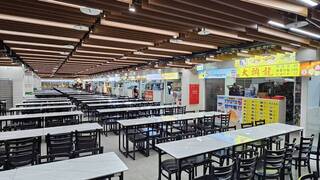 士林市場地下1樓美食街  翻修完成、正式營業