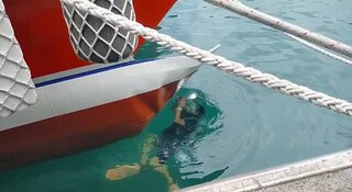 客輪天王星21號營運20天  綠島擦撞碼頭幸無大礙