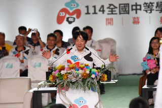 全中運台南登場 賴總統：運動部114年正式上路