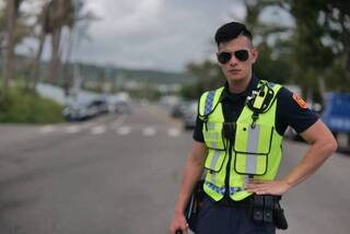 「東海岸郭富城」指揮交通  台東慢食節人氣旺