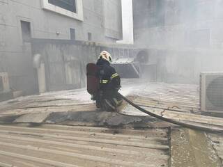 鹿港老街火警 烘焙店疑用瓦斯不慎1人輕微灼傷