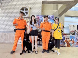 海巡偵搜犬鐵諾值勤冷靜沉著守護國門 4/26榮退