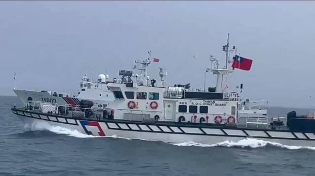 中國灰色地帶侵擾行動不斷 4海警船襲擾金門海域 | 華視新聞