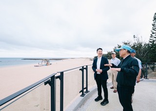 陳世凱視察澎湖建設 指示道路設計考量觀光發展