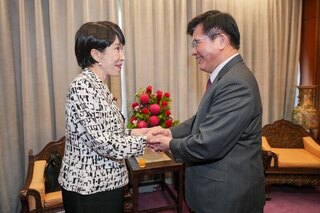 林佳龍午宴歡迎高市早苗 盼與日強化非紅供應鏈